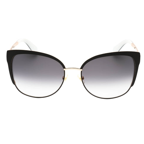 Kate Spade Genice/S 0RRC 00 Black Gold (F8 gray gradient lens) Sunglasses One Size